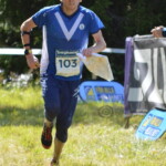 Jerker Lysell mot silver i H21 Ultralång-SM, fick senare hjälpas upp och ned på prispallen, återhämtade sig fint och tog dagen efter guld på VULSM i h35.